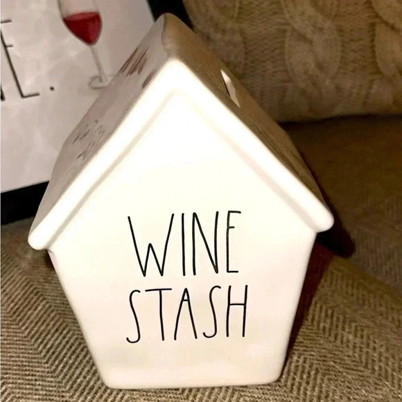 Rae Dunn Other - [SALE]NWT Rae Dunn 🍷 Stash Coin Money Deposit Piggy Bank Birdhouse White ceramic
